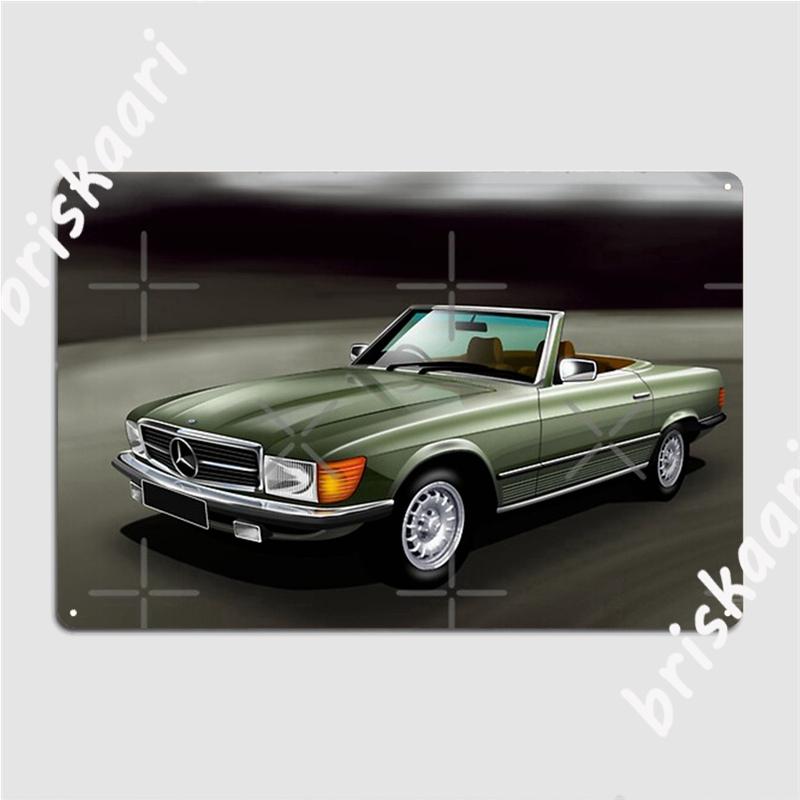

Mb R107 380sl Illustration Metal Signs Wall Decor pub Garage pub Funny Tin sign Posters 20x30cm