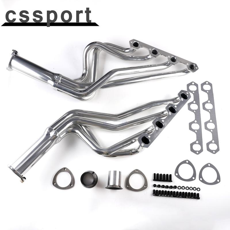 For 64-70 Ford Mercury Mustang Cougar Base V8 Ceramic Coated Long Tube Headers