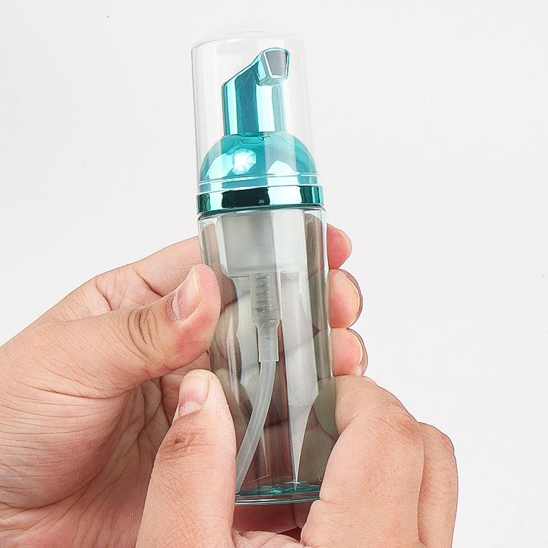 1Pcs 60Ml Foam Pump Bottle Lash Shampoo Bottles Travel Foam Pump Bottle Empty Plastic Refillable Reusable Mini Soap Dispenser
