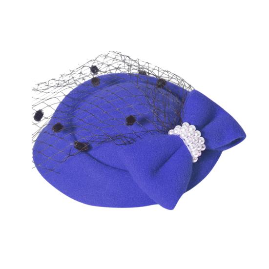 Fascinators Hat for Women Ladies 20s 50s Vintage Pillbox Hat Bridal Wedding Cocktail Tea Party Headwear with Veil