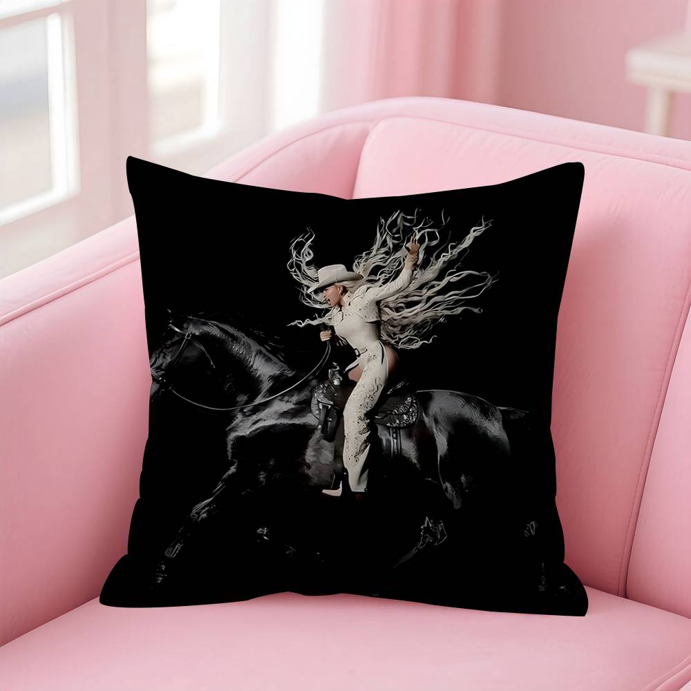 BBeyonce Cowboy Singer Personalized Pillow Dust Cover Bedroom Kids Party Decoration Pillowcase Birthday Children Gift