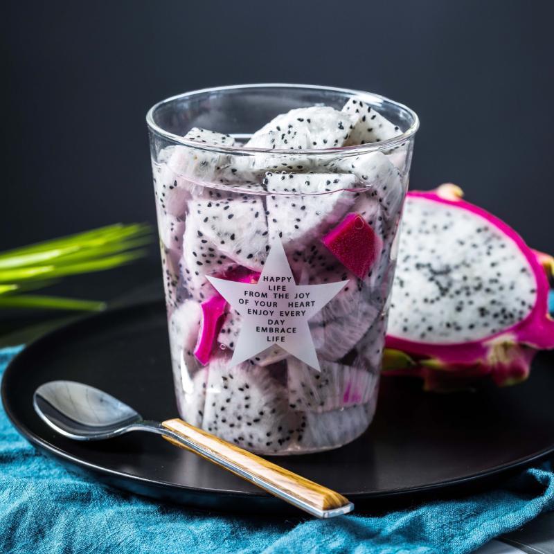 Heat-Resistant Five-Star Glass Breakfast Cup Set