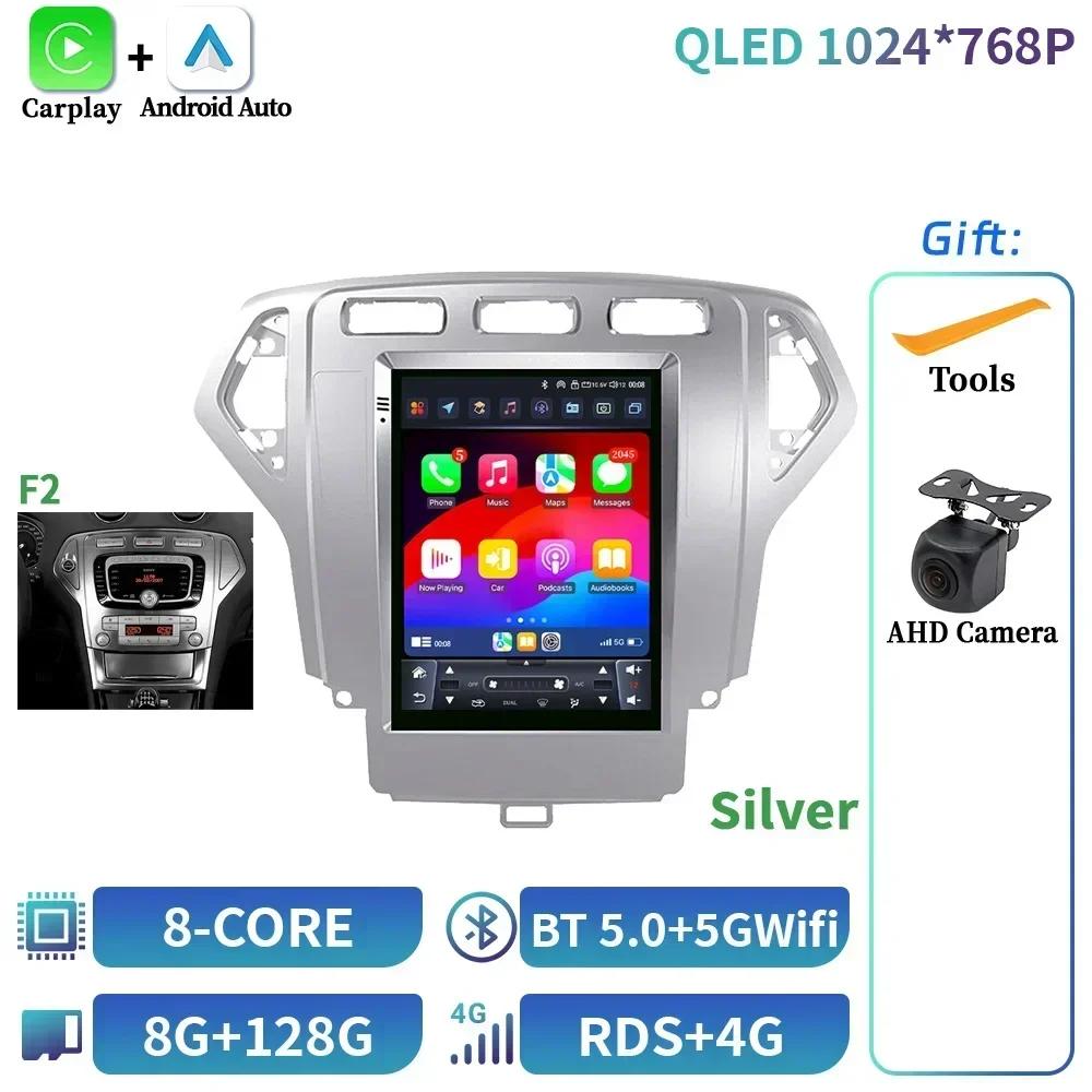 9.7inch For Ford Mondeo 4 2006-2010 Android 14 Wireless Carplay Car Radio Multimedia 4G GPS CarPlay Screen Autoradio Navigation