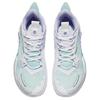 Anta Frenzy 5team Cushioning Anti-Slip Wear-Resistant Breathability Low-Top Basketball Shoes Men's White Purple Green Sneakers 112421606S-6