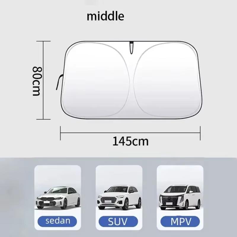 Folding Car Windshield Sunshade Cover Uv Protection Sun Shade Visor Protector Auto Styling Accessories