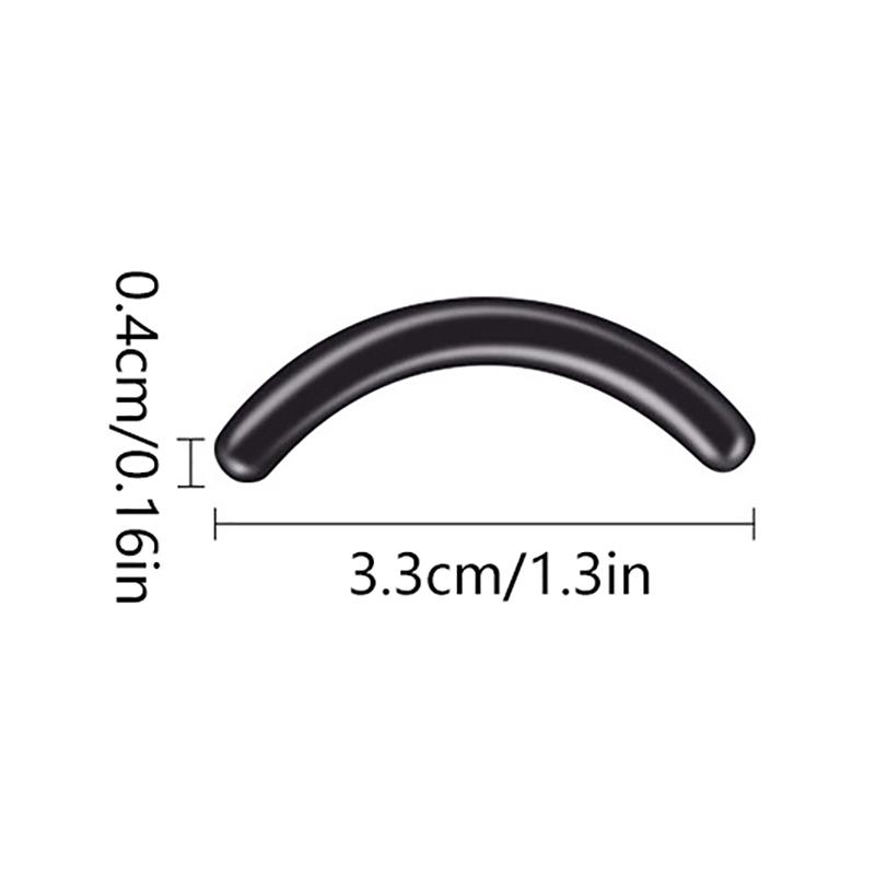 Eyelash Curler Refills Hypoallergenic Soft Rubber Pad For Universal Eyelash Curler With Storage Box Salon-Grade Anti-Slip Design