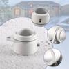 Good-2 Pcs Flag Pole Rings Anti Wrap Flag Pole Clips Swivels 360° Rotating Flagpole Flag Mounting Rings