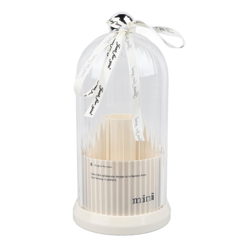 Makeup Brush Storage Holder 360 Degree Rotatable Makeup Organizer Dustproof Waterproof Holder for Lipstick Cosmetic