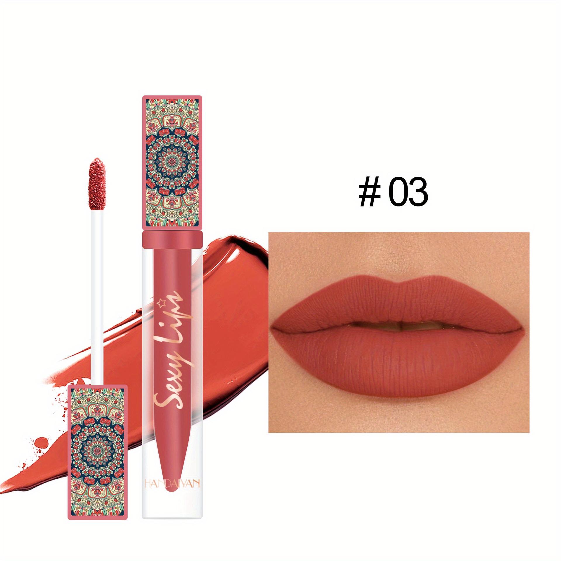 

Богемная матовая чашка с антипригарным покрытием, долговечная водостойкая глазурь для губ, увлажняющий блеск для губ 03#