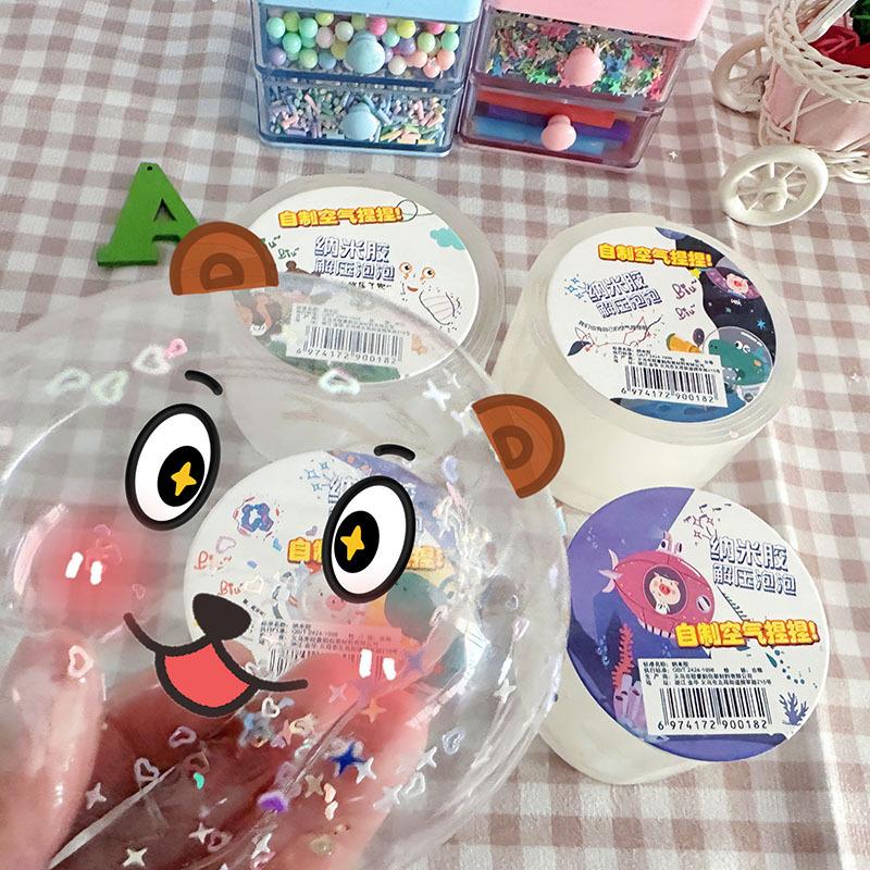 Nano Bubble Tape Multipurpose Blowable Tapes Reusable Nontoxic High Sticky Transparent Double-Sided Adhesive For Home-Appliance