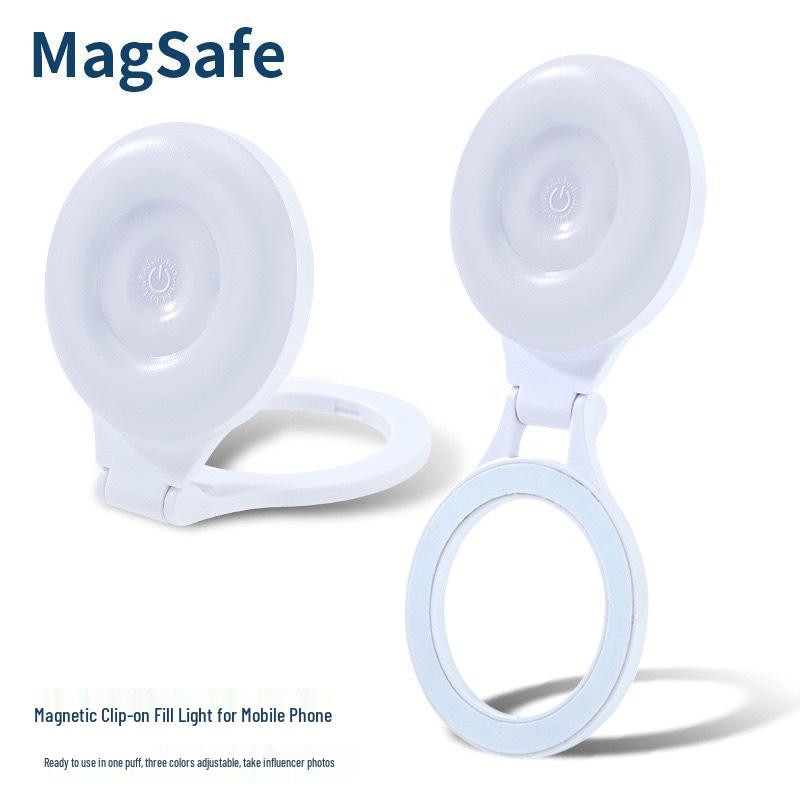 Portable Magnetic Fill Light for Apple: Ideal for Mobile Photography and Live Streaming