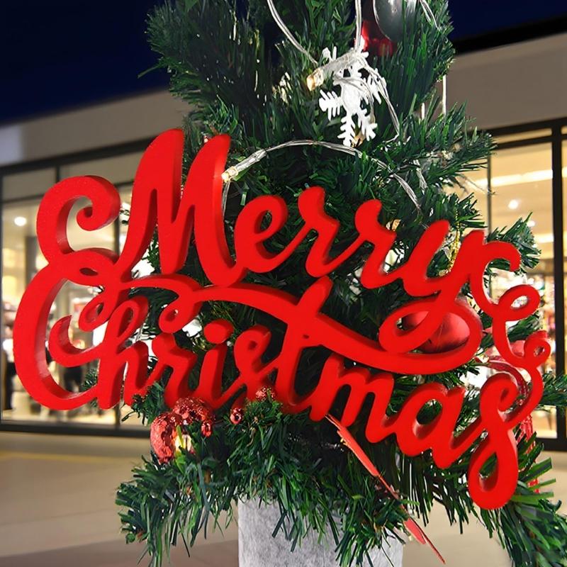 Christmas Letter Hanging Decors Silicone Mold With 3D Design For Holiday Baking Crafts Holiday Party Ornamentation
