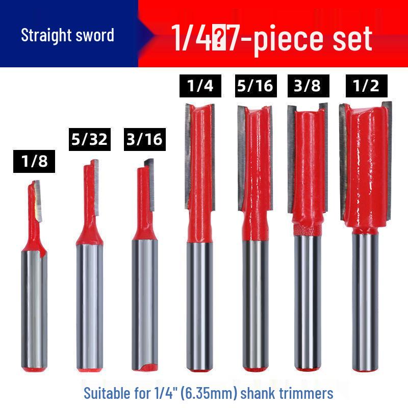 Double-Edged V-Type Round Bottom Woodworking Milling Cutter