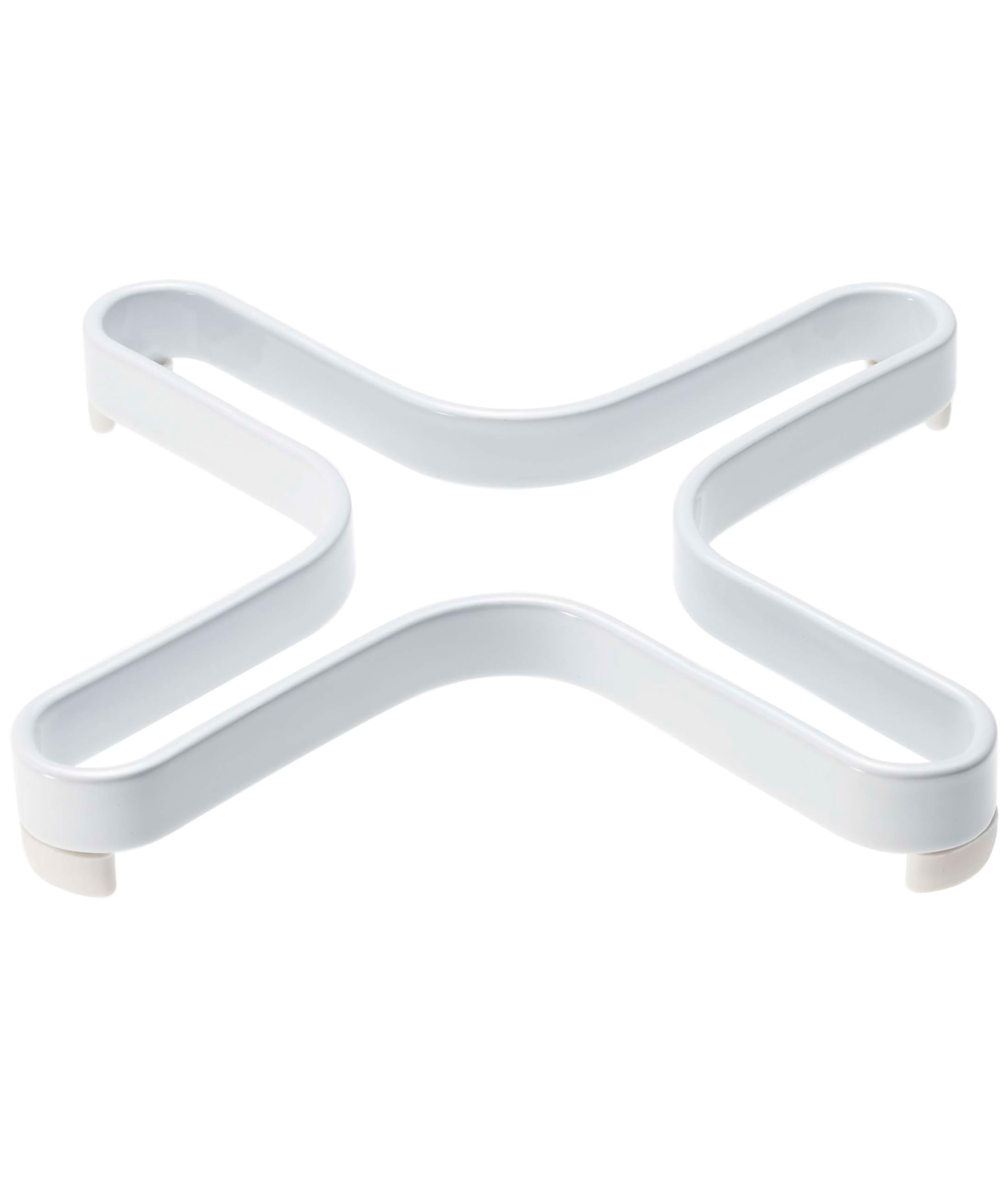 

Yamazaki Jitsugyo Pot Mat, White, Approx. W13.5 x D13.5 x H2cm, Tower 2250