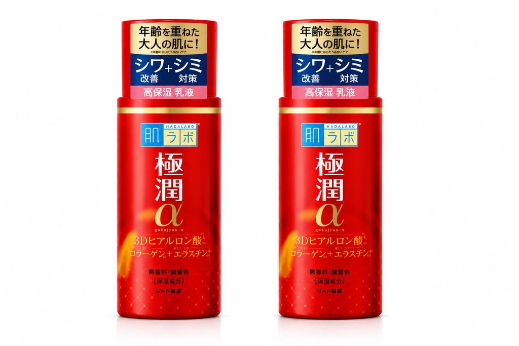 HADA LABO Gokujyun Aging Care лифтинг-эмульсия с ниацинамидом, 140 мл
