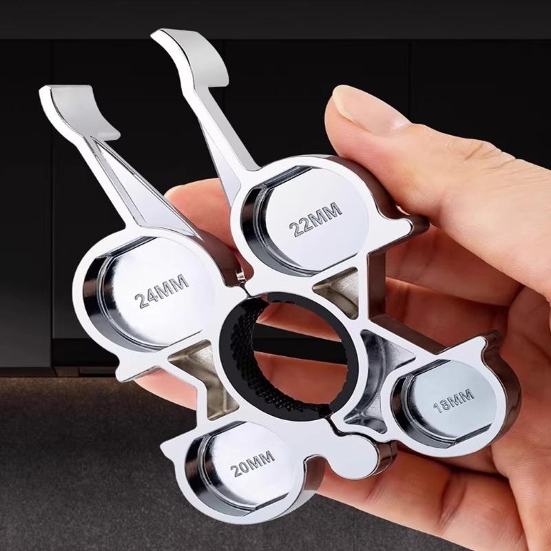 Strong Alloy Faucet Wrench Maintenance without Professional Skills Required for Quick Aerator & Cartridge Replacement