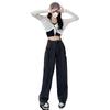 Women's High-Waist Wide-Leg Pear-Shaped Jeans: Retro Spring/Summer/Fall Style