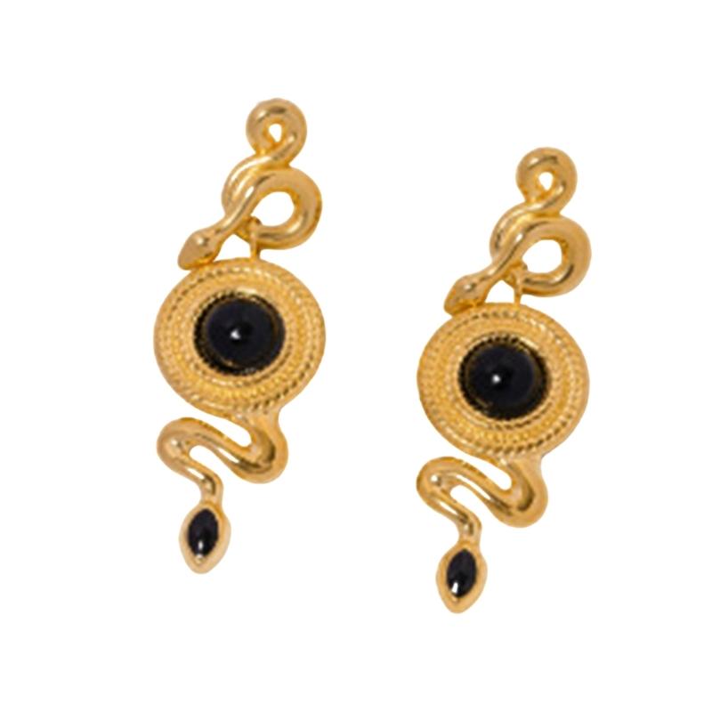 Elegant Earrings with Artistic Snake Vintage Gothic Jewelry Pendant Earrings Suitable for Fashion Enthusiasts Present