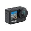 4K 60FPS Action Camera 24MP WiFi Sports Camera 170 Degrees Wide Angle Lens Dual Screen Touch Control