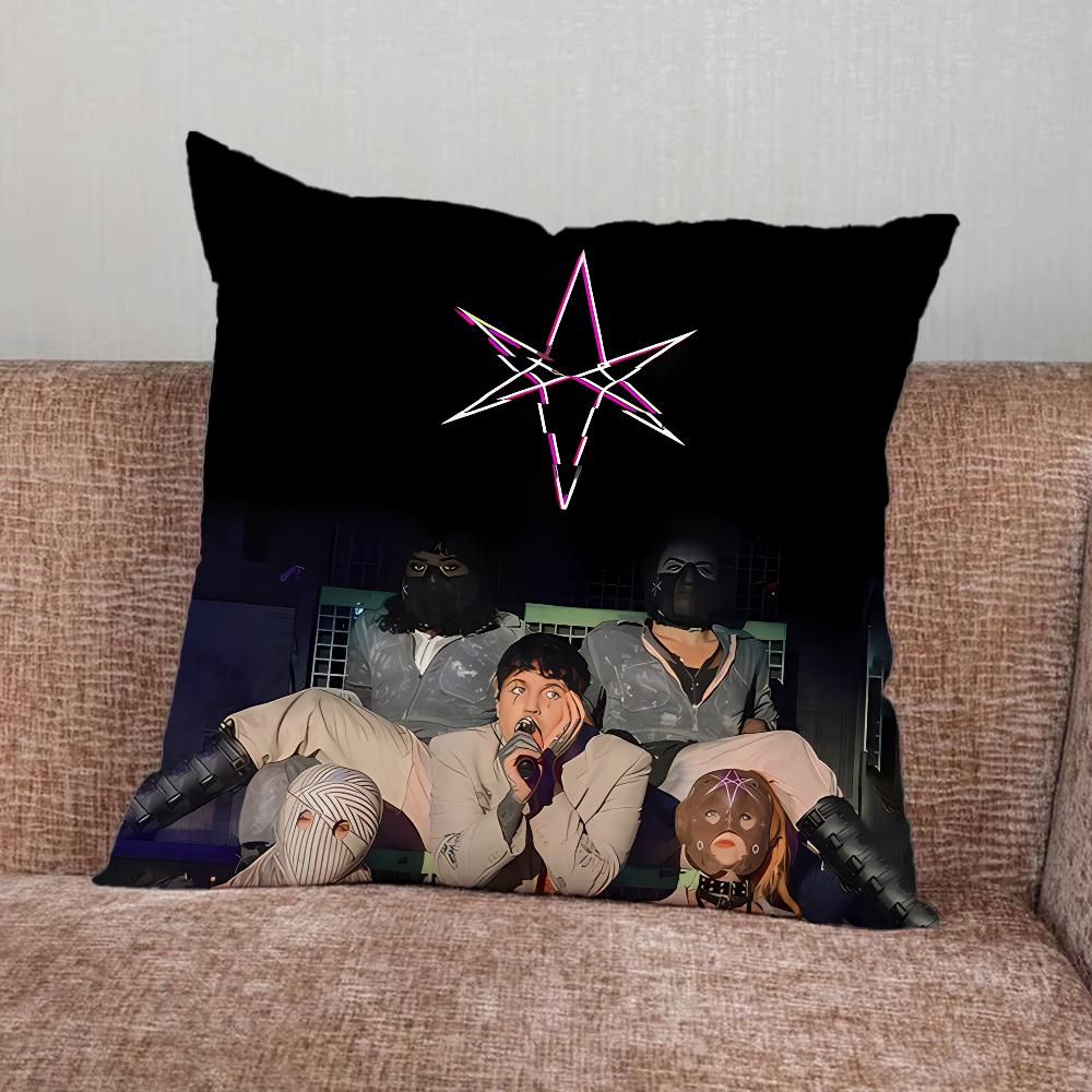 Bring Me The H-Horizons BMTH Pillow Case For Home Bedroom Car Office Decoration Living Room Sofa Cushion Cover Suitable