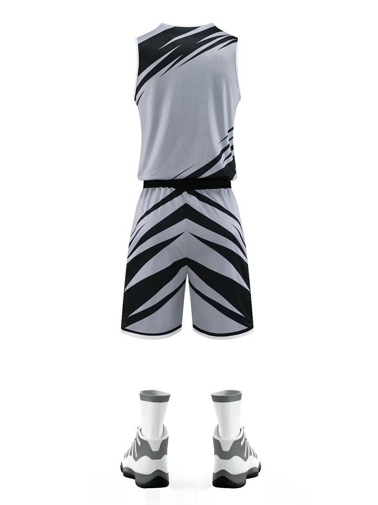 Quick-Dry Basketball Uniform Set for Adults & Kids - Custom Logo