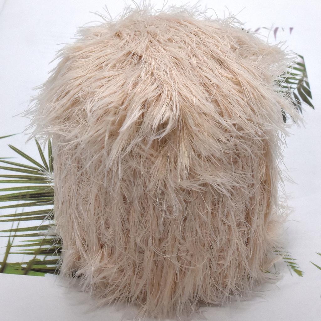 6 Stück 300g/10.56oz Nerz Samtgarn Ultraweiches Plüschgarn zum Stricken & Häkeln Luxus DIY Garn für Decken Schals Flauschiges Bastelgarn Setcx