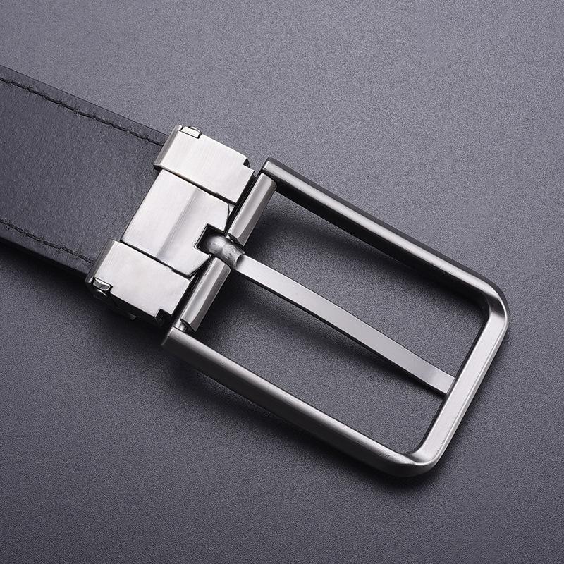 Curea Bărbați, Piele Naturală Primul Strat Piele de Vacă Curea Aliaj de Zinc Cataramă cu Pini Curea Bărbați Curea Premium