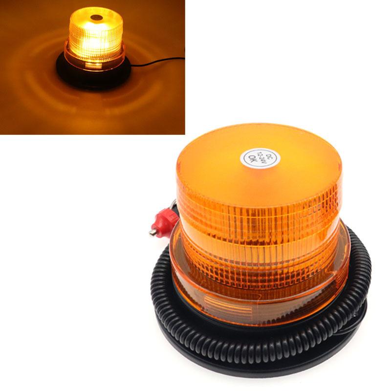 

12 В-24 В магнитный автомобильный светодиодный стробоскопический сигнальный фонарь аварийный проблесковый маячок оранжевый синий красный вращающийся дорожный указатель мигающий жёлтый