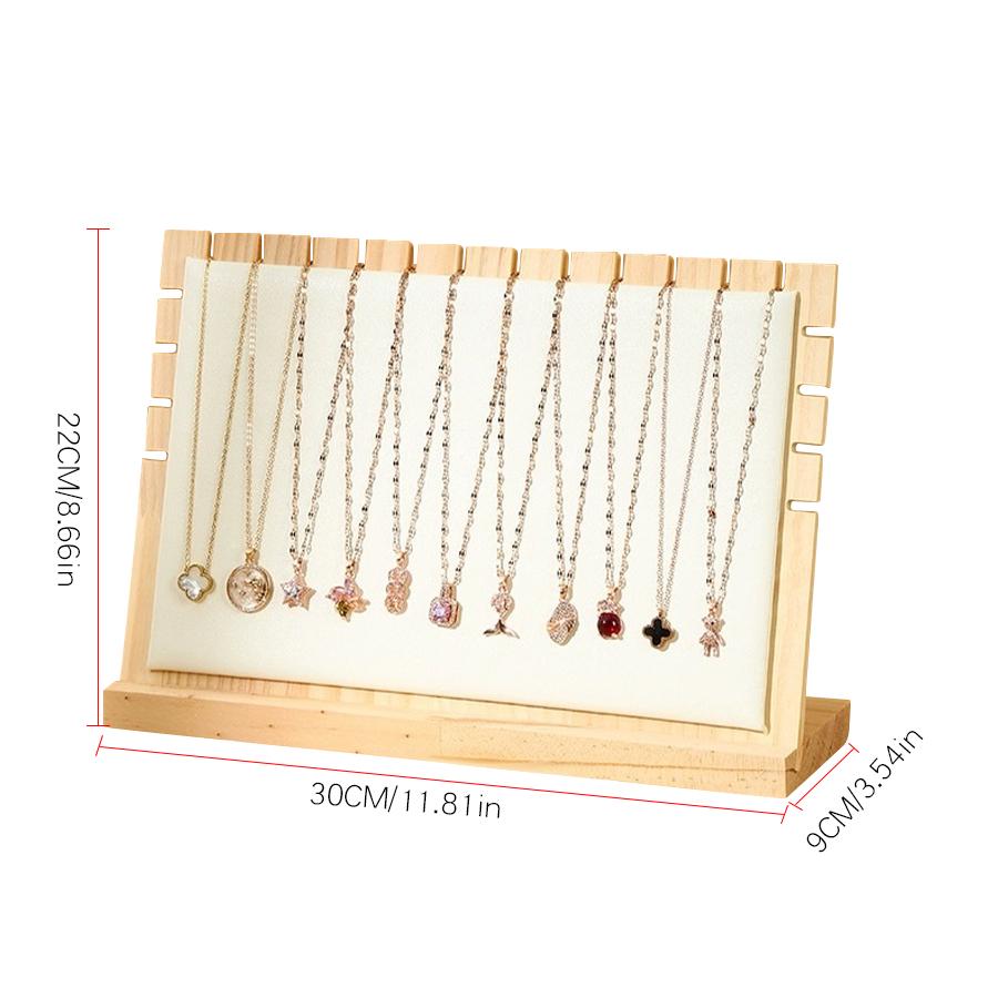 Creative Solid Wooden Necklace Frame Fashion Jewelry Display Frame Pendant Support Jewelry Display Props