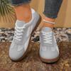 Shoes Woman  Trend Casual Sneakers Comfortable Lace Up Flats Tennis Shoe Breathable Walking Jogging Shoe