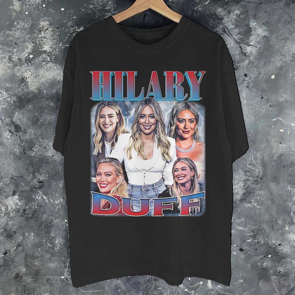 Hilary Duff The Lucky Me Tour 2026 Tee Shirt For Unisex Unisex Gift Idea T Shirts Cotton Clothing