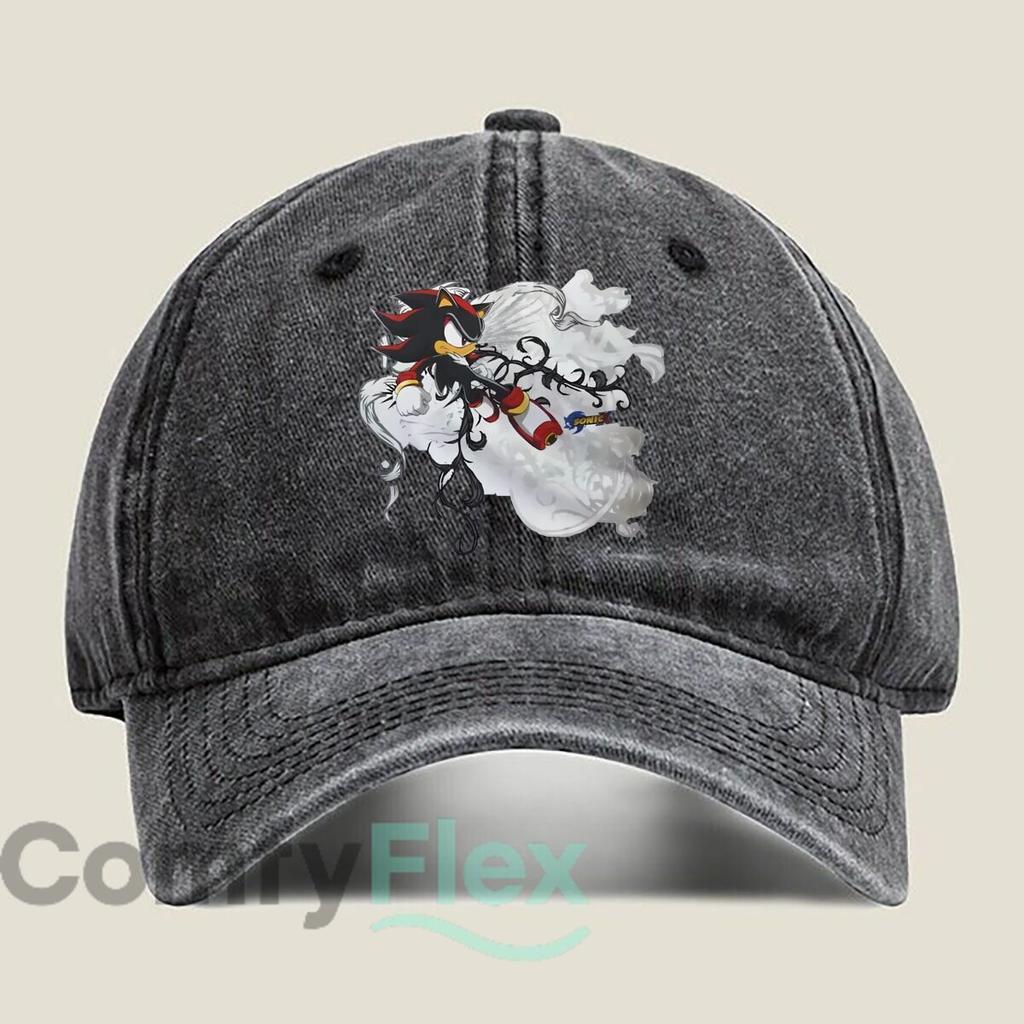 Shadow the Hedgehog Art Fashion Washed Baseball Cap Outdoor For Womens Unisex Female Beach Dad Hat Hip Hop