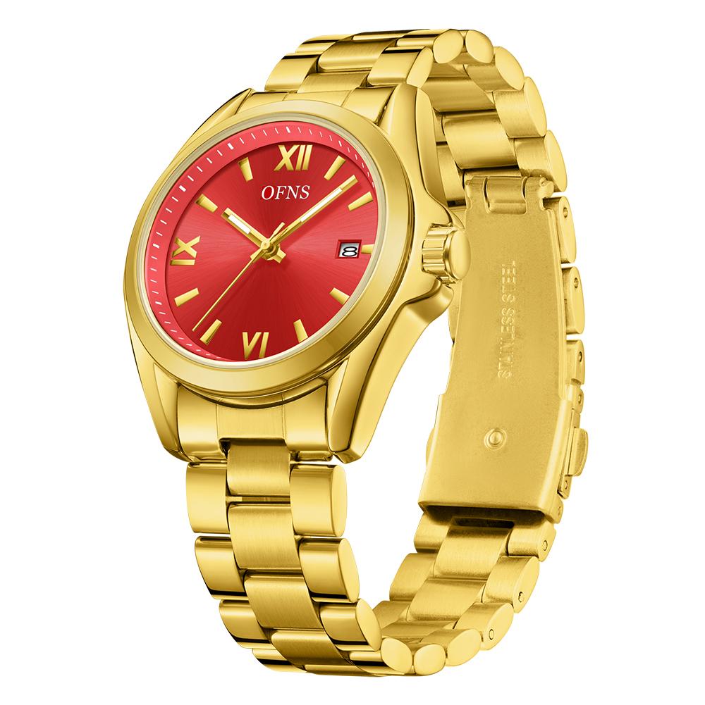 Famale Women Men Watches Luxury Fashion Ladies Quartz Watch 41mm Waterproof Stainless Steel Wristwatch Girlfriend Couple Gift