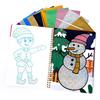 Christmas Magical Art Painting Book Handmade Painting Book Coloring Coil Notebook  Christmas Gift
