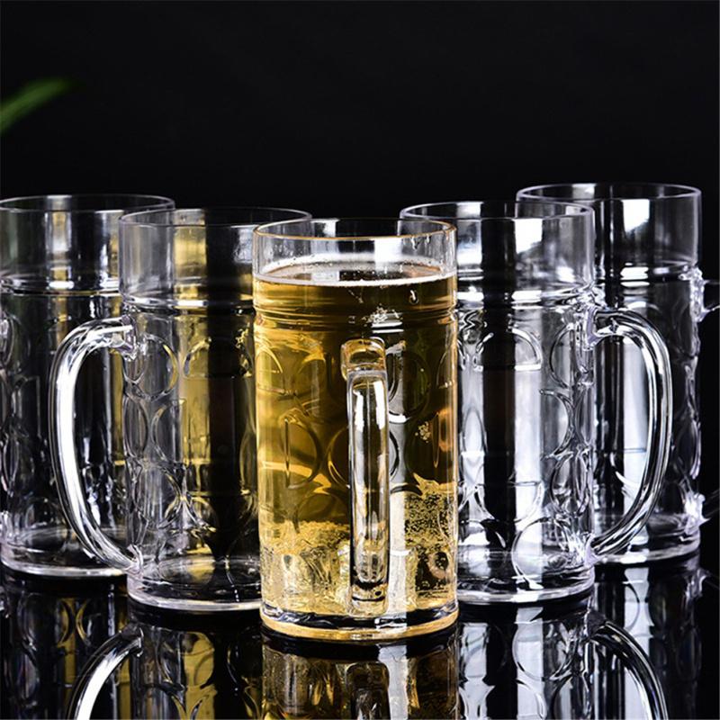 Buy Transparent Acrylic Beer Mug Tumbler Drinkware Household Bar