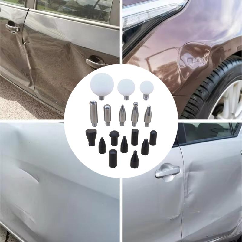 Car Body Paint Dents Repair Tool Tap Down Pen Head Lightweight Knocking Down Tip Car Dent Removal for Door
