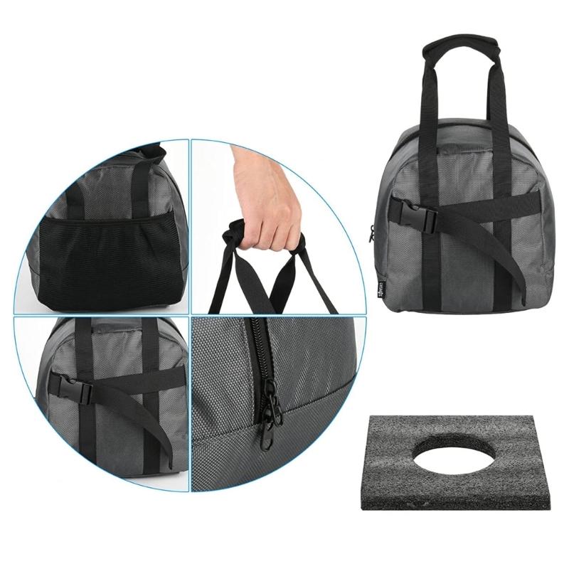 Bowling Ball Bag for Single Ball with Mesh Pocket Bowling Ball Tote Bowling Bag
