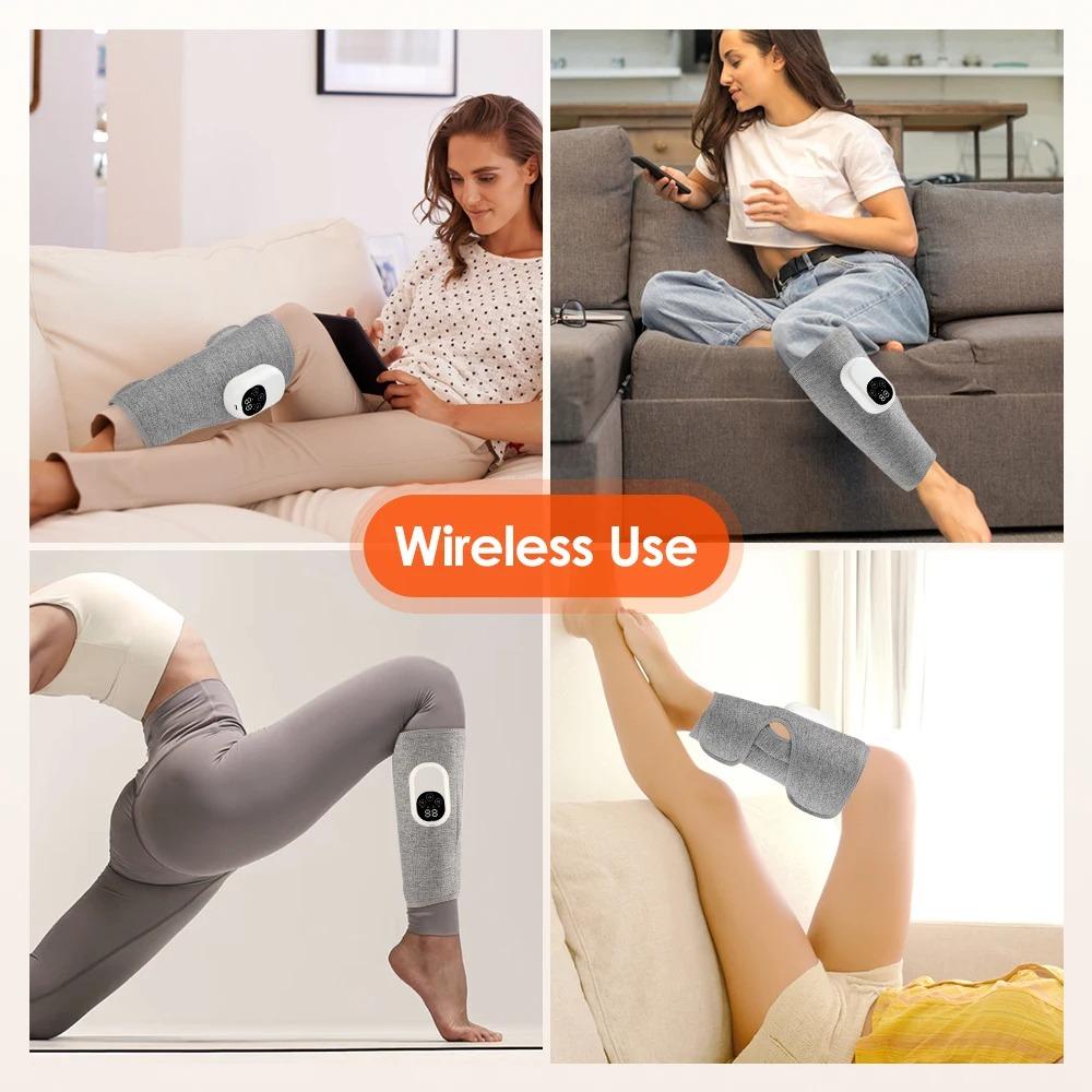 Electric Leg Calf Massager 3 Modes Air Pressure Leg Massage Airbag Vibration Wireless Leg Massage Muscle Relax Health Care