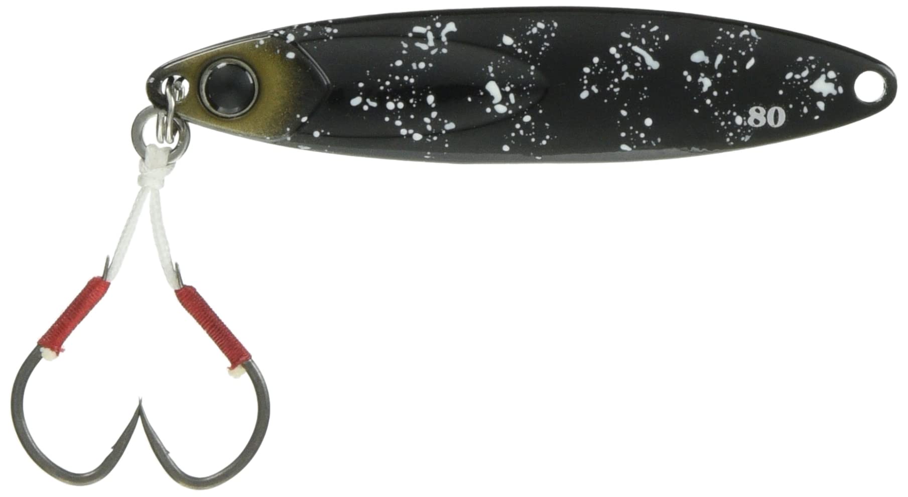 

JACKALL Metal Jig Binbin Metal TG Type Slow 80g Black Squid Glow