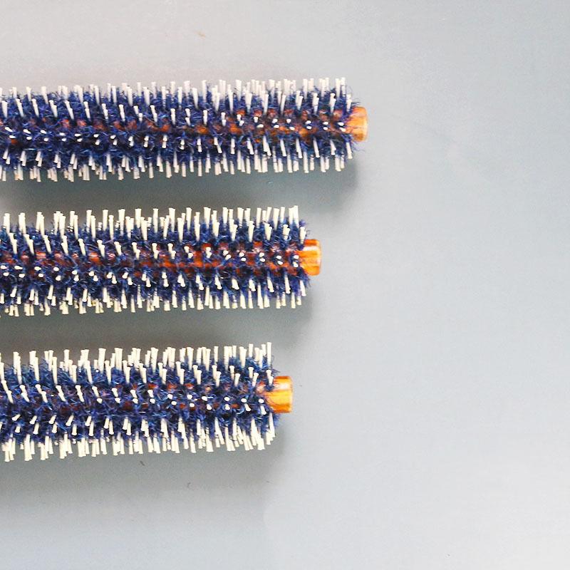 Anti Static Wood Natural Boar Bristle Hair Round Brush Hairdresser Styling Tool Teasing Brush For Hair Curly Comb Barber Salon