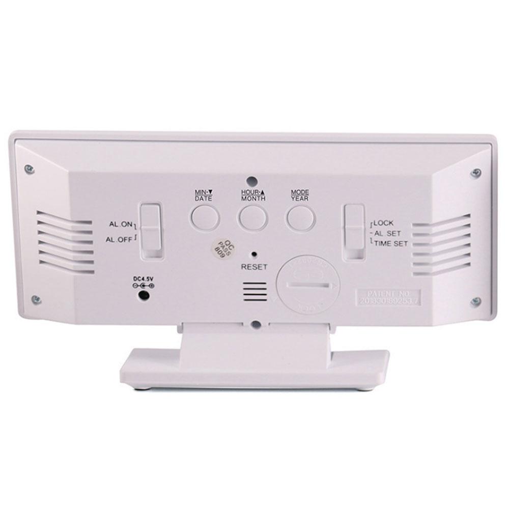 Electronic Watch Desk Digital  Alarm Moment Bedroom Decoration Table And Accessory Smart Hour Led Awakening Light Consumer