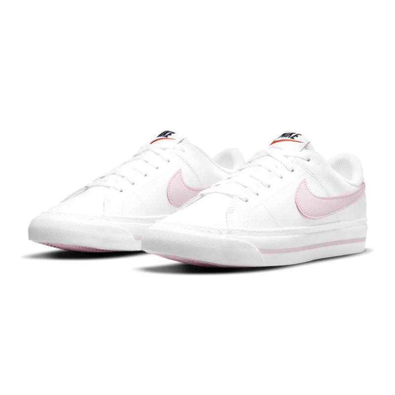 Nike Court Legacy 'White Pink Foam' GS Sneakers DA5380-109
