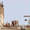 Candy Check Wallpaper Light Gray and Mint 50x1000