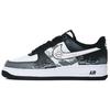 Air Force 1 Low Top Skateboard Shoes Men's White Black DV0788-001(Team10-AI-)