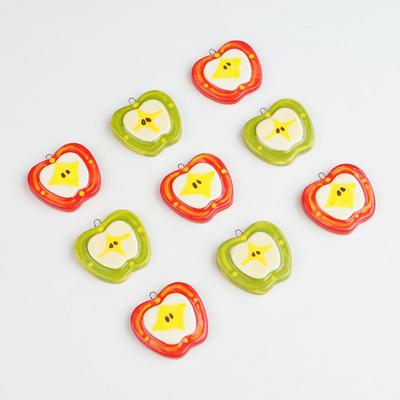Jingde kreatives frisches Apfelschneide-Zubehör handgefertigtes DIY Halsketten Schmuckmaterial