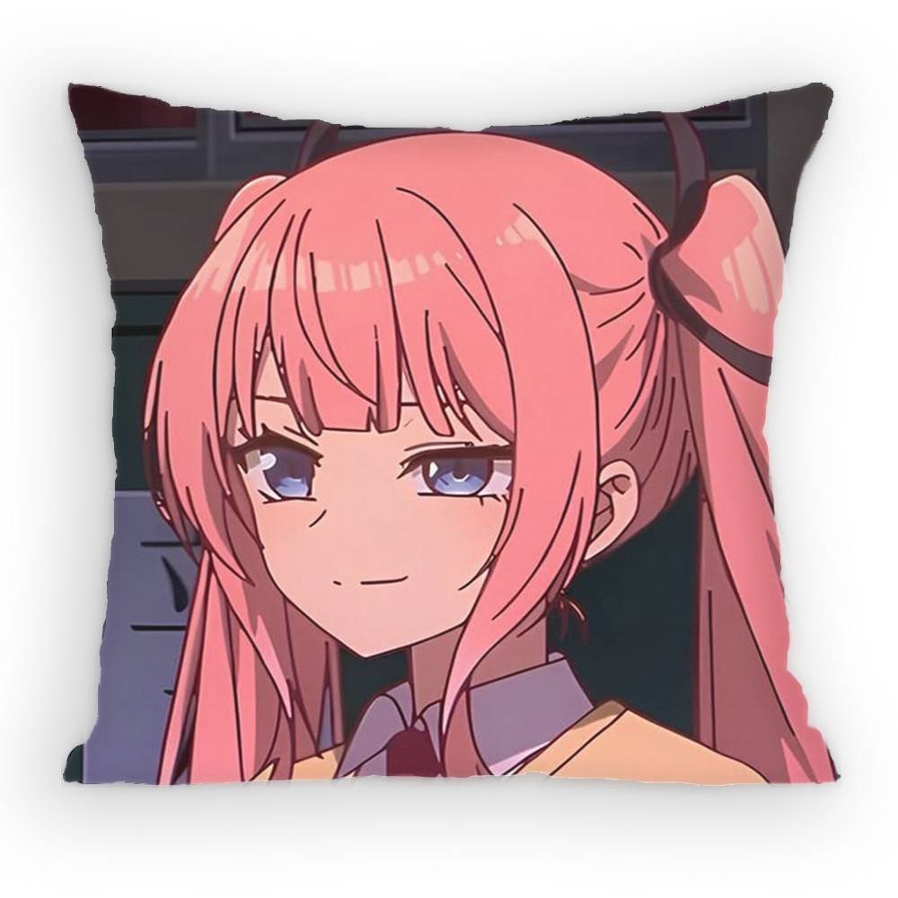 Tune In To The Midnight Heart Himekawa Nene Pillow Case Sofa Living Room for Bedroom Cushion Square Cushion Nap Time