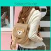 Daffy Novelty Bear Plush Backpack Girls Boys Comfortable Straps Shoulder