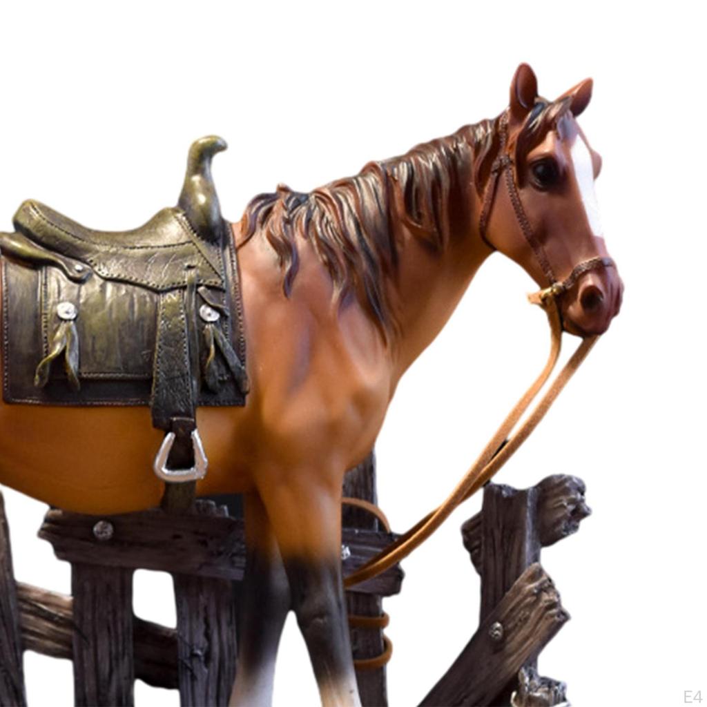 Statua konia Ozdoba artystyczna Dekoracyjna ozdoba kolekcjonerska, Rzeźba figurki konia do biura