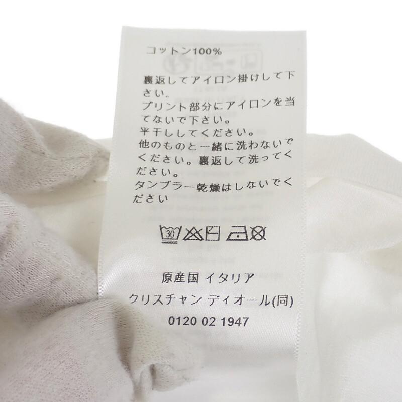 Dior 543T07A4537_X0883 XS Short Sleeve T-shirt white/Navy Women