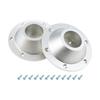 2pcs Universal Table Base Flanges W/screws B Mount RV Dining Table Leg Floor Mounting Fixed Feet Black Silver Boat Yacht Bracket